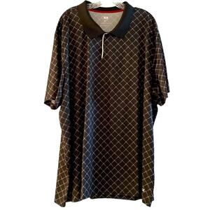 Men shirt Michael Straham big man 2 button polo 4 way stretch 3XL